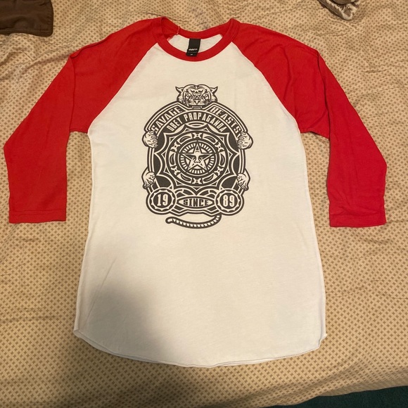 Obey Propaganda Savage Beasts Baseball Tee - Picture 4 of 4